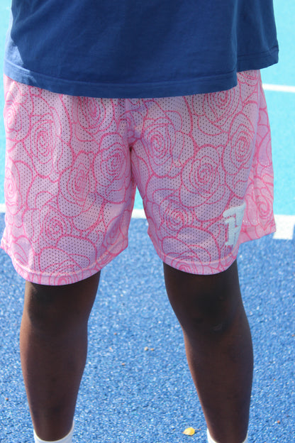 Pink rose shorts