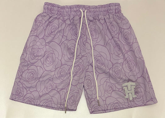 Purple rose shorts
