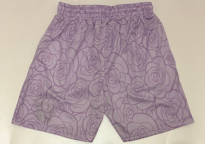 Purple rose shorts